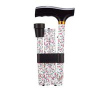 Folding Adjustable Walking Sticks - 33-37" Pink Flowers [Electronics]