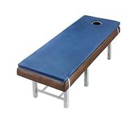 Folding age Table Mattress Topper with Breathing Hole - Memory Foam Futon for Beauty Bed & Salon Use Square Head Design Navy 60 x 175 cm - Ideal for Therapists & Spas