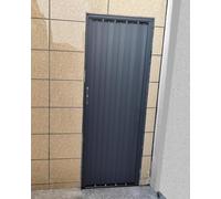 Folding Aluminium Concertina Door Partition, Outdoor and Indoor Retractable Gate Screen for Basement, Attic, Hallway