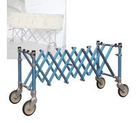 Folding Aluminum Alloy Coffin Rack Cart for Funerals Stretcher Church Truck Portable Funeral Casket Trolley HeavyDuty Foldable Transport Cart