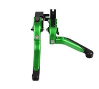 Folding Aluminum Brake Clutch Levers for Aprilia RSV Mille R & Falco SL1000,Foldable Green