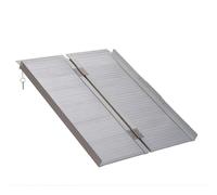 Folding Aluminum Ramp Wheelchairs/Scooters/Pet Mobility Ramp W/Handle 38.5"