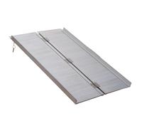 Folding Aluminum Ramp Wheelchairs/Scooters/Pet Mobility Ramp W/Handle 40"