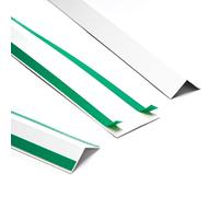 Folding Angle Cladding 30 x 30 mm PVC with Foam Self-Adhesive Strips, Plastic Trim, White UPVC Trim, 5 Metres Long