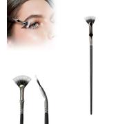 Folding Angle Scalloped Lash Brush, 2025 New Mascara Fan Brush for Lashes Eyelash Separator Tool, Upgraded Eye Makeup Fan Brush Eyelash Comb for Upper Lower Eye Lash Makeup Tools for Women (1pcs)