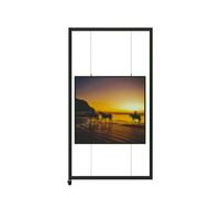 Folding Art Display Rack for Painting Exhibition, Freestanding Publicity Work Holder, Aluminum Multi-fold Poster Stand, for Art Gallery, Craft Fair, Booth(8pcs,100x220cm/39.4x86.6in)
