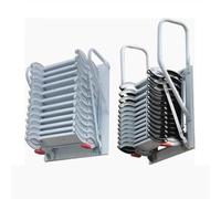 Folding Attic Ladder with Anti-slip Steps, Telescoping Design for Easy Pull Down Access to Loft or Decorative House Spaces