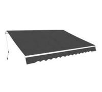 Folding Awning Manual Operated 600cm Canopy Solar Shade Multi Colours vidaXL