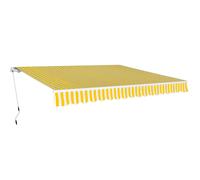 Folding Awning Manual Operated Canopy Solar Multi Colours 400 cm/600 cm vidaXL