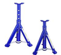 Folding Axle Stands Jack Stands, 3 Ton Capacity Car Jack Stands Double Locking, 12-16.3 inch Adjustable Height, for Lifting SUV, Pickup Truck, Car and UTV/ATV, 1 Pair