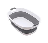 Folding Baby Bath Basin - Folding Toddler Bath Tub - Folding Baby Bath Basin - Portable Folding Dog Bathtub with Drainage Hole | Bathing Tub for Small Pets, Portable Toddler Tub for Puppy, Toddler