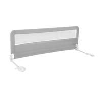 Folding Baby Bed Rail 150CM Bed Guard with Removable Washable Cover Gymax Silver One Size