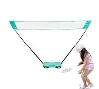 Folding Badminton Net,Storage Base Outdoor Gear - Backyards Badminton Sets | for Backyard Driveway Beach Outdoor Indoor Volleyball Tennis Courts Games Parties Family Vacations
