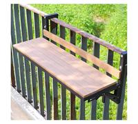 Folding Balcony Bar Table for Railings, Balcony Table Hanging