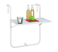Folding balcony table Lightweight Easy Clean Folding Railing Table Balcony Shelf
