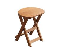 Folding Bar Stool Solid Wood Kitchen Chair Portable Seat for Small Spaces Easy Storage Space Saving Compact Design Counter Height Multi-Purpose for Home Kitchen Island Indoor Use