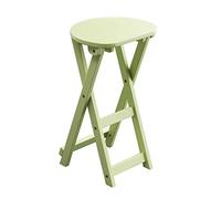 Folding Bar Stool Solid Wood Kitchen Chair Portable Seat for Small Spaces Easy Storage Space Saving Compact Design Counter Height Multi-Purpose for Home Kitchen Island Indoor Use