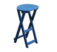 Folding Bar Stool Solid Wood Kitchen Chair Portable Seat for Small Spaces Easy Storage Space Saving Compact Design Counter Height Multi-Purpose for Home Kitchen Island Indoor Use