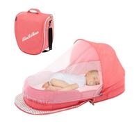 Folding Bassinet Breathable Mesh Nets Foldable Bassinet | Lounger Breathable Mesh Nets Easy To Carry Bedside Sleeper for Outdoor Travel Bassinet