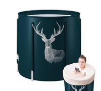 Folding Bath Lubi - Portable Folding Bathtub, Waterproof Oxford Fabric Shower Lane | Lightweight Folding Bathtub for Adults for Shower, Soaking, Spa and Ice