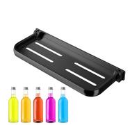 Folding Bathroom Shelf - Aluminum Floating Bracket, Space-Saver, Foldable Wall Organizer, Compact Utility Panel | Laundry Room, Toilet, Motorhome, Storage & Storage