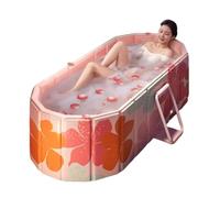 Folding Bathtub: Compact Bathtub For Small Spaces, Portable Spa Bath, Folding Bath Support Automatic | Large Isothermal Bucket For Hot Or Bath, Foldable Bathtub For Cas
