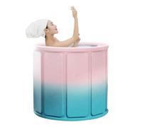 Folding Bathtub for Adults - Portable Bath Tub for Home,Waterproof Household Full Body Bathtub Camping Elderly Adults Travel, Toddler Shower Tub