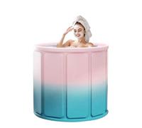Folding Bathtub - Outdoor Portable Bathtub | Waterproof Bath and Body Bath for Camping Home Hotel Home Use