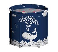 Folding Bathtub - Portable Bathtub, Large Capacity Shower Rods | The Lightweight Folding Bath Tub for Adults, for Shower, Soaking, Spa and Ice Bath 27.56x25.59 Inch