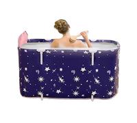 Folding Bathtub, Portable Rectangular Bath Tub, Space-Saving Shower Bucket for Daily Use, Sturdy Soaking Tub for Home, Bathroom, Outdoor Camping, Travel, Beach, Indoor Hot Weather Washing