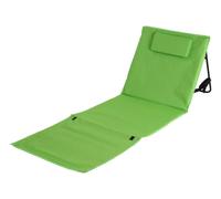 Folding Beach Mat with Backrest and Headrest Beach Lounger Sun Lounger