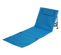 Folding Beach Mat with Backrest and Headrest Beach Lounger Sun Lounger