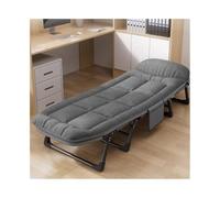Folding Bed & Office Lounge Chair - Portable Recliner for Home Hospital & Travel - Simple Single Bed for Comfort & Convenience