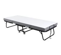 Folding Bed with Mattress, Portable Guest Bed - High Quality, Easy to Store and