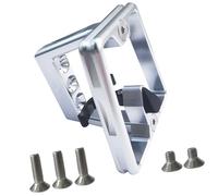 Folding Bicycle Front Carrier Block Bracket Aluminum Alloy Front Shelf Mount Carrier Bicycle Adapter Folding Bicycle Bag Mount Adapter for Commuting and Travel