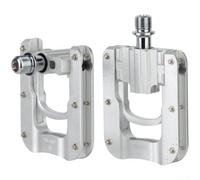 Folding Bicycle Pedals for Brompton Commute Travel | One-hand fold mechanism, CNC aluminum body, triple bearing system, rust resistant, easy storage