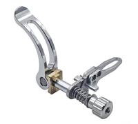 Folding Bicycle Tube Clip, Quick Detach Mechanism for Easy Use, Suitable for Brompton, 31 8mm Aluminium Alloy Construction (Silver)