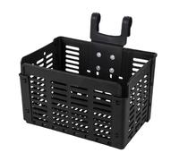 Folding Bike Basket - Strong Load Bearing Front Carrier, Large Capacity Handlebar Frame Baskets, duurable Rust Resistant PP pllastic Storage - For Adult s