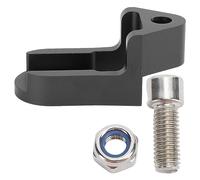 Folding Bike Brake Caliper Extender, Bicycle Brake Extension Adapter for 20 Inch Frame, 451 to 406 Wheelset Conversion Seat with Middle Support Mounting, Aluminium Alloy (Black)