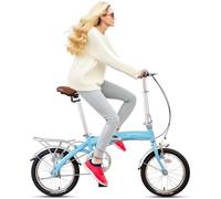 Folding Bike For Adults, Road Bikes, Aluminium, City, 16 Inch, Commuter, Portable, Lightweight, Urban Bicycle Solution(C)