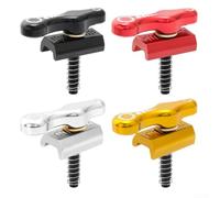 Folding Bike Handlebar Buckle Clamp for Brompton Made of Aluminum Alloy, Lightweight Foldable Connector to Secure Frame and Head Tube (Black)
