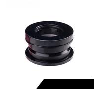 Folding Bike Integrated Headset 44mm Internal for Dahon P8 SP18 Frames Sealed Cartridge Bearings Anodized Aluminum Cups Precision Engineering (Black)