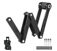 Folding Bike Lock, 4-Digit Combination Heavy Duty Bike Lock Anti Theft, 47 Inch Thickened Alloy Steel Foldable Locks with Bracket for Ebike Bicycle Electric Scooter Motorcycle Eight Segment Folding