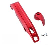 Folding Bike Lock, Aluminium Frame Safety Clamp Quick Release Handlebar Lock for Brompton 14 16 20 Inch Bicycle(Red)