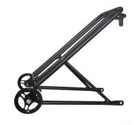 Folding Bike Luggage Shelf 16 * 1-3/8 with Wheels | 34cm length, 14cm width, 21cm height, precise fit for Brompton 16*1-3/8 tires, compact design