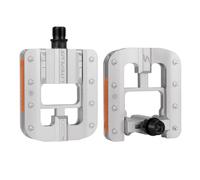 Folding Bike Pedals, 9/16in Aluminium Non-Slip for MTB, Road & BMX，Silver