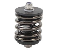 Folding Bike Rear Shock Absorber Steel Engineering Plastics CNC Processed Bicycle Rear Spring Shock Absorber for Bikes Durable Lightweight High Strength Design (Gray)