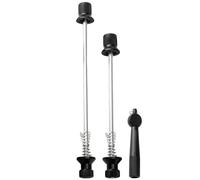 Folding Bike Skewer - Front & Rear Hub Bolt Quick Release Safety Detachable Aluminum Alloy Cycling Component Upgrade Anti Theft for Bi