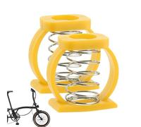 Folding Bike Stem C Clamp, 2PCS Adjustable Lightweight C Buckle Spring Accessories, Sturdy Cycling Repair Parts for Folding Bikes, Bike Accessories