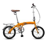 Folding Bike, Ultra Light Aluminum Frame, Portable Commuter City Bicycle with Quick Fold Design, Adjustable Seat and Handlebar, 90kg Capacity